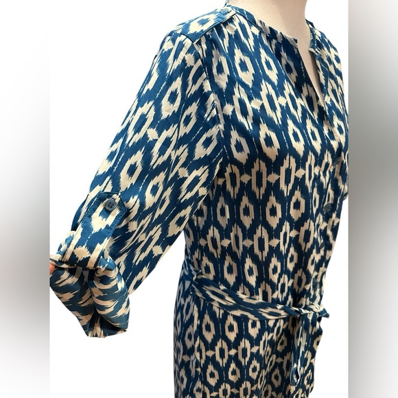Maeve Chic Blue Patterned Dress size S - Picture 5 of 13